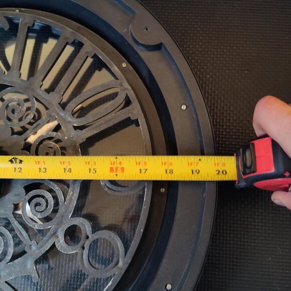 Silver Gear Wall Clock Large Wall Clock - Picture 3 of 4